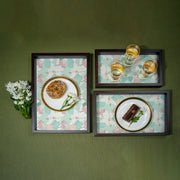 Divine Lotus Tray Set - Rectangle